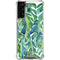 Cat Coq Tropical Leaves Galaxy S21 FE Clear Case
